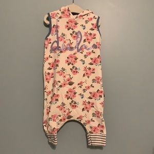 Rags to Raches Romper with hood - DUH